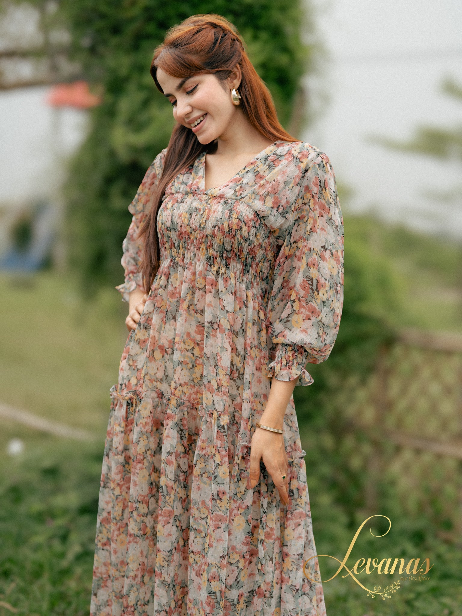 looming Meadow Maxi Dress | Morning Dew Collection