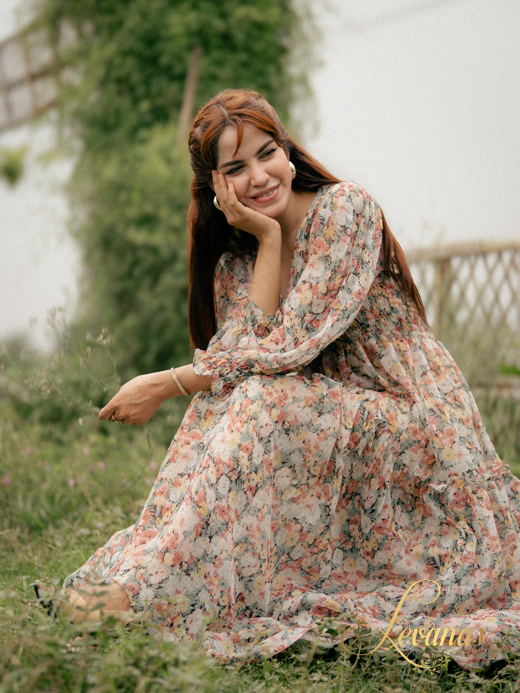looming Meadow Maxi Dress | Morning Dew Collection