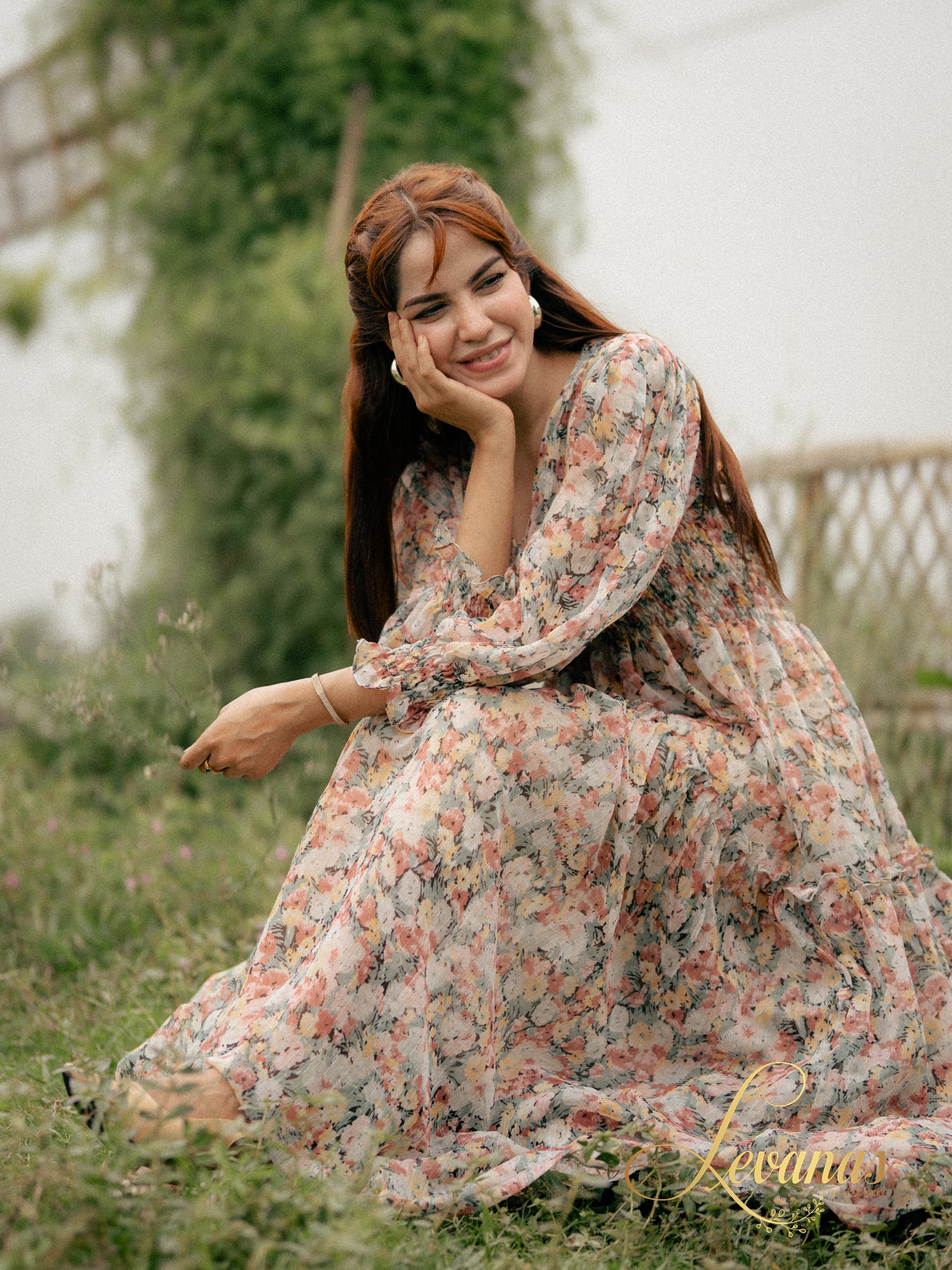 looming Meadow Maxi Dress | Morning Dew Collection