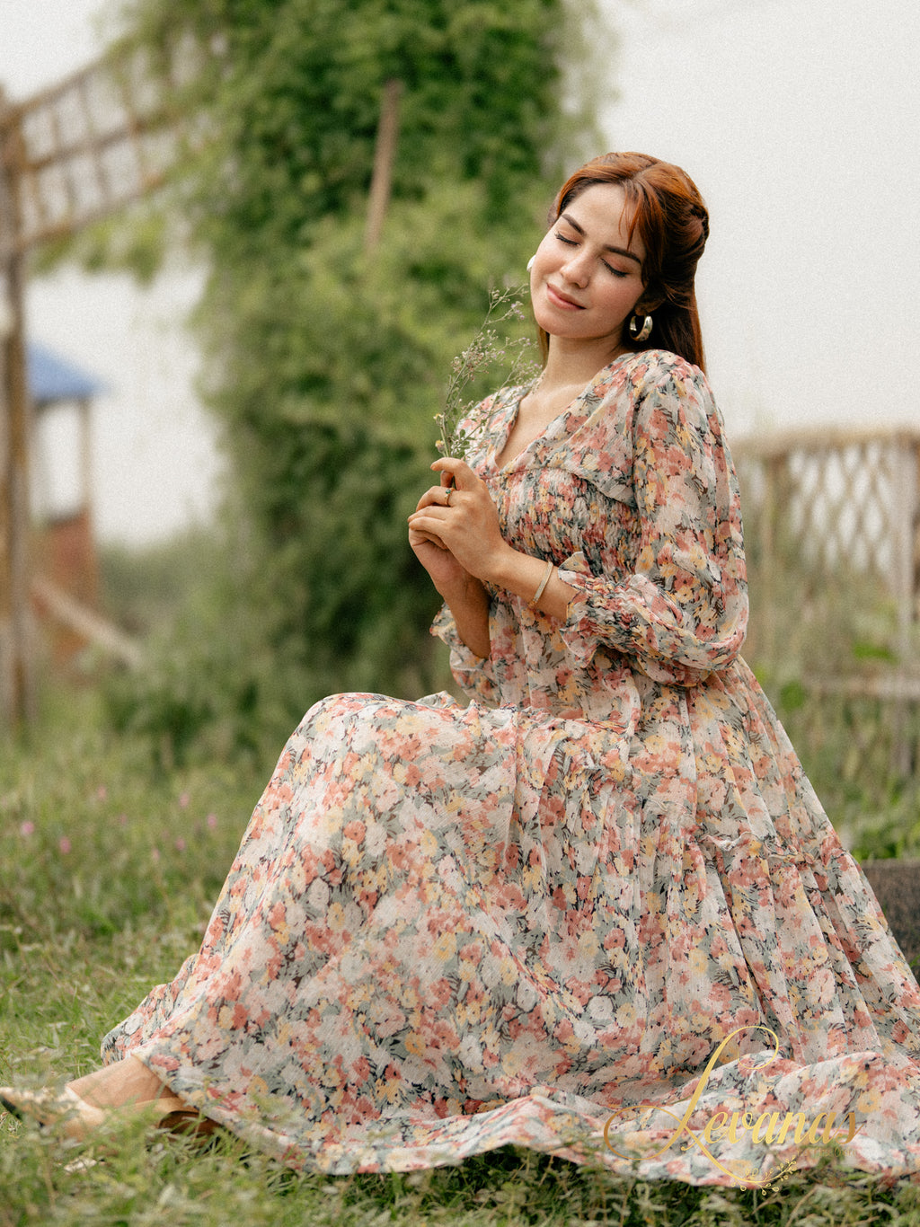 looming Meadow Maxi Dress | Morning Dew Collection