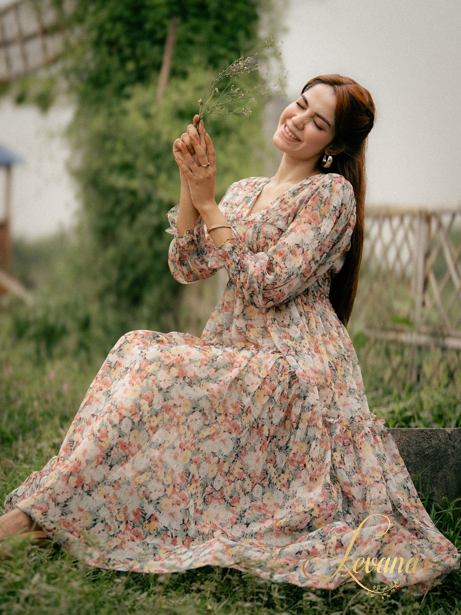 looming Meadow Maxi Dress | Morning Dew Collection