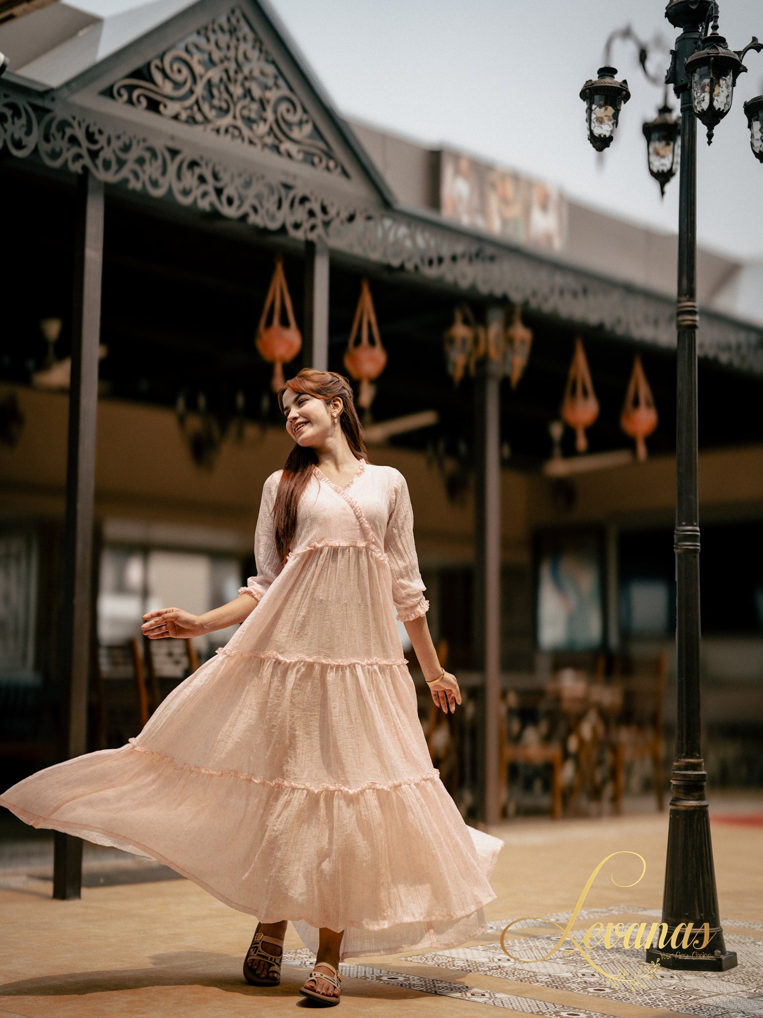 Summer Blossom Halter Maxi Dress | Morning Dew Collection